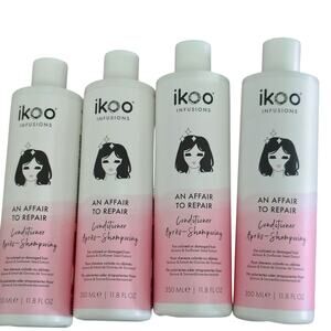 Ikoo Infusion An Affair To Repair Conditioner Color Damage Hair 11.8 oz Lot of 4